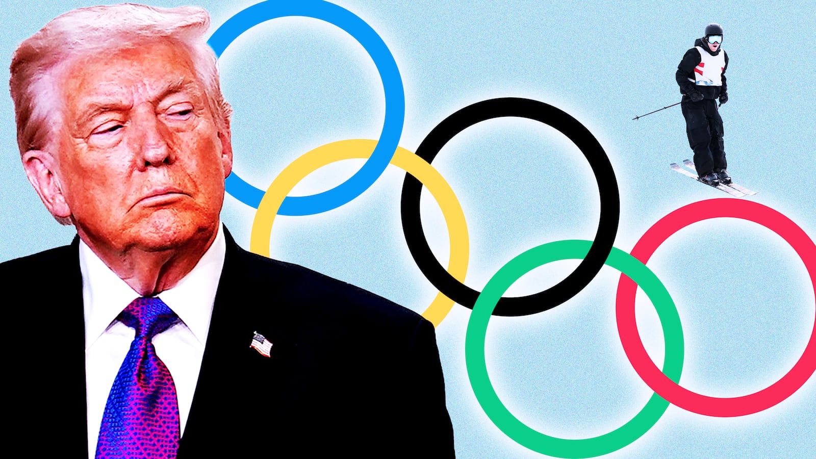 Donald Trump, Hunter Hess photo illustration