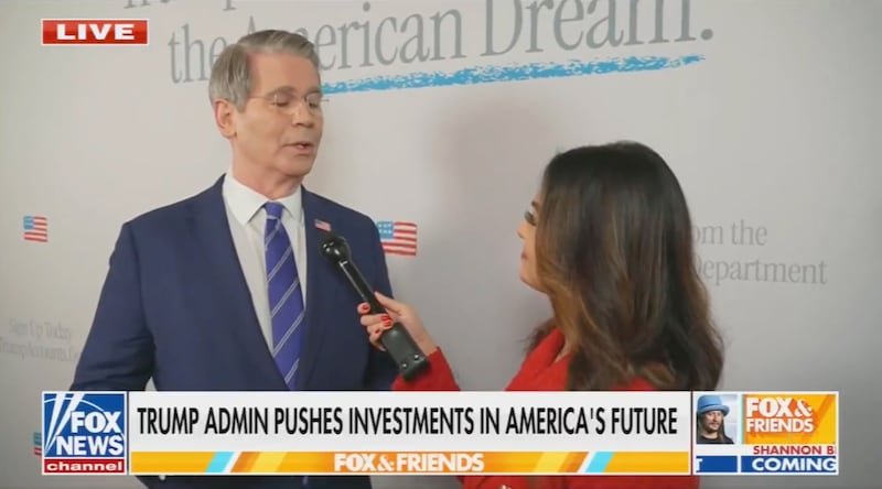 Treasury Secretary Scott Bessent while promoting "Trump Accounts" suggested relatives put money in the accounts instead of giving kids toys on birthdays and holidays.