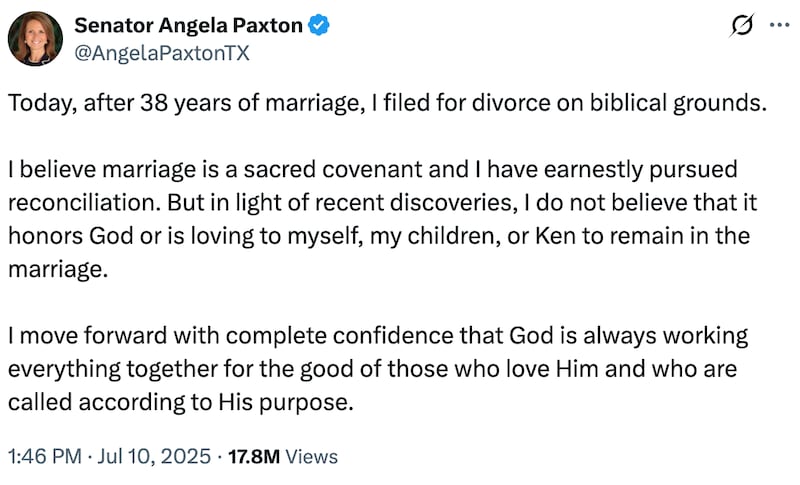 Angela Paxton on X