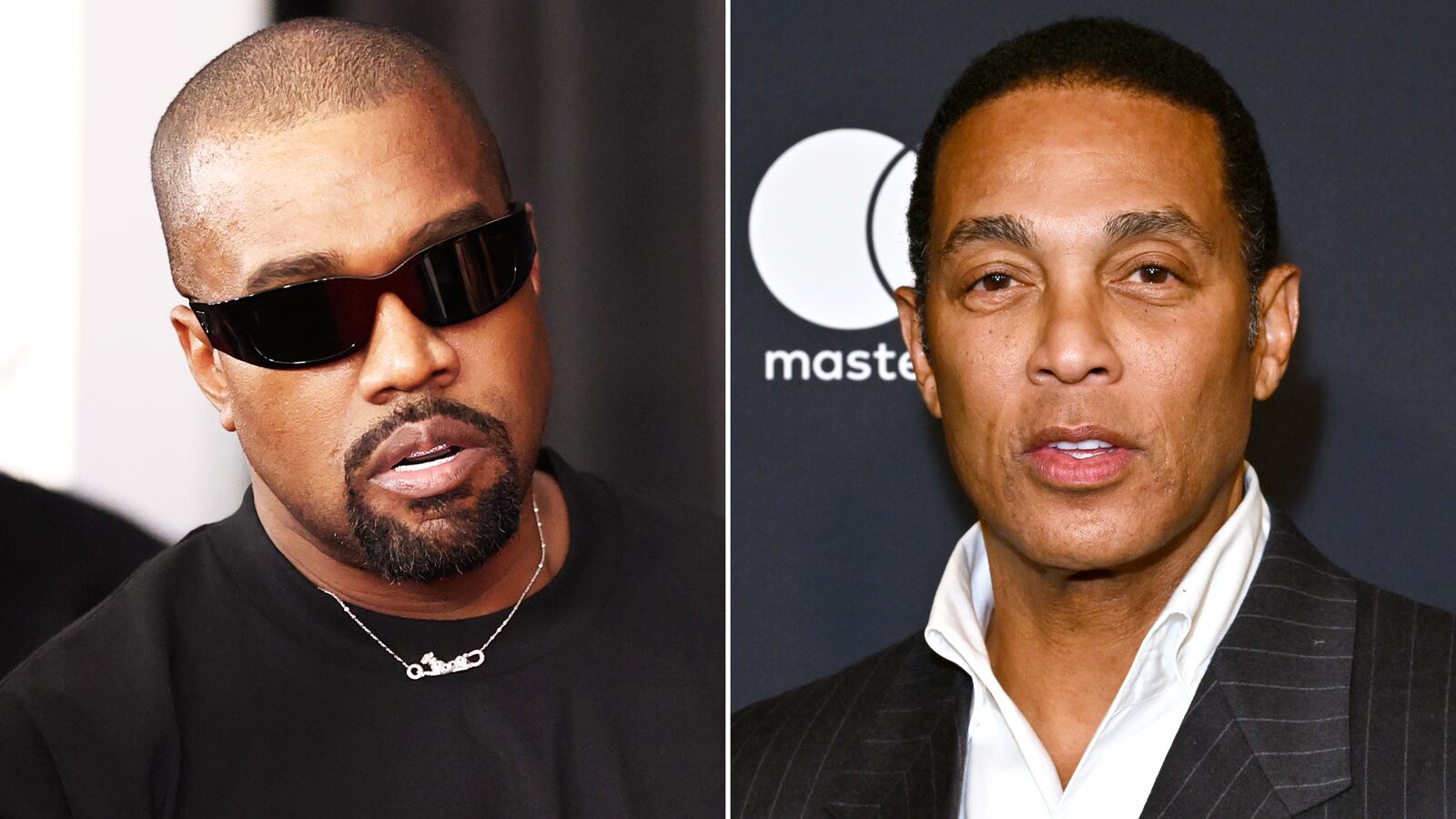 Kanye West and Don Lemon.