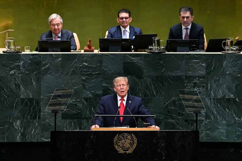 Trump wondered aloud whether he should "annihilate the Islamic Republic, and do it quickly, never giving them a chance to kill and destroy people and countries again? Do I drive them into hell with no chance of survival and no hope of future greatness or generations?”