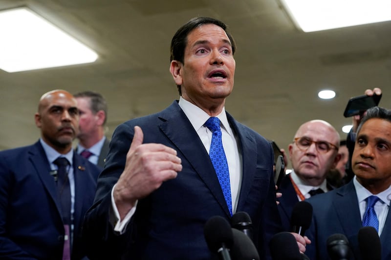 Rubio said more than 1,500 people were asking for help leaving the Middle East.