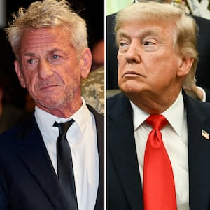 Sean Penn and Donald Trump