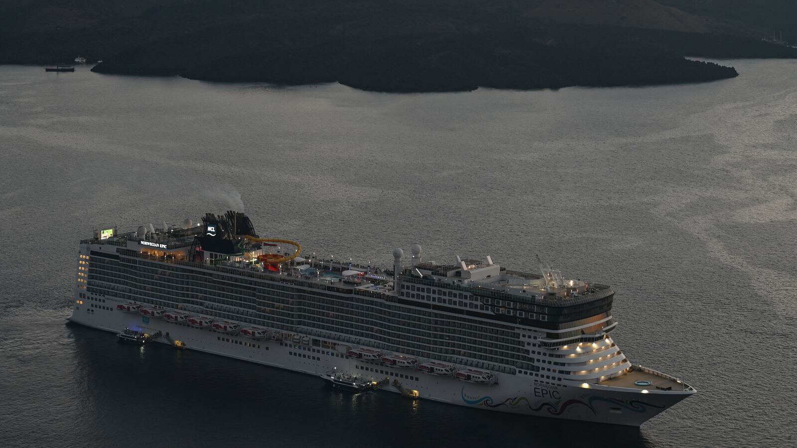 The cruise ship Norwegian Epic