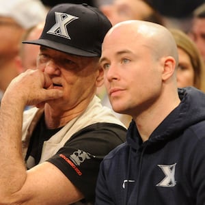 Bill Murray with son Luke Murray.