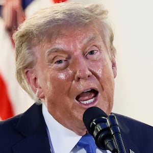 U.S. President Donald Trump speaks while hosting a dinner in the Rose Garden at the White House in Washington, D.C., U.S., September 2, 2026.