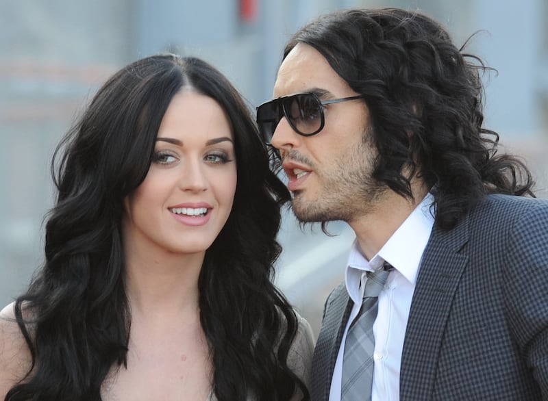 Katy Perry and Russell Brand