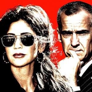 Kristi Noem and Corey Lewandowski