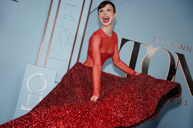 Dylan Mulvaney poses during the 79th Annual Tony Awards in New York City, U.S., June 7, 2026.