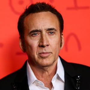 Riko Cage and Nicolas Cage attend the premiere of the film "Longlegs" at the Egyptian Theatre Hollywood in Los Angeles, California, U.S., July 8, 2024.