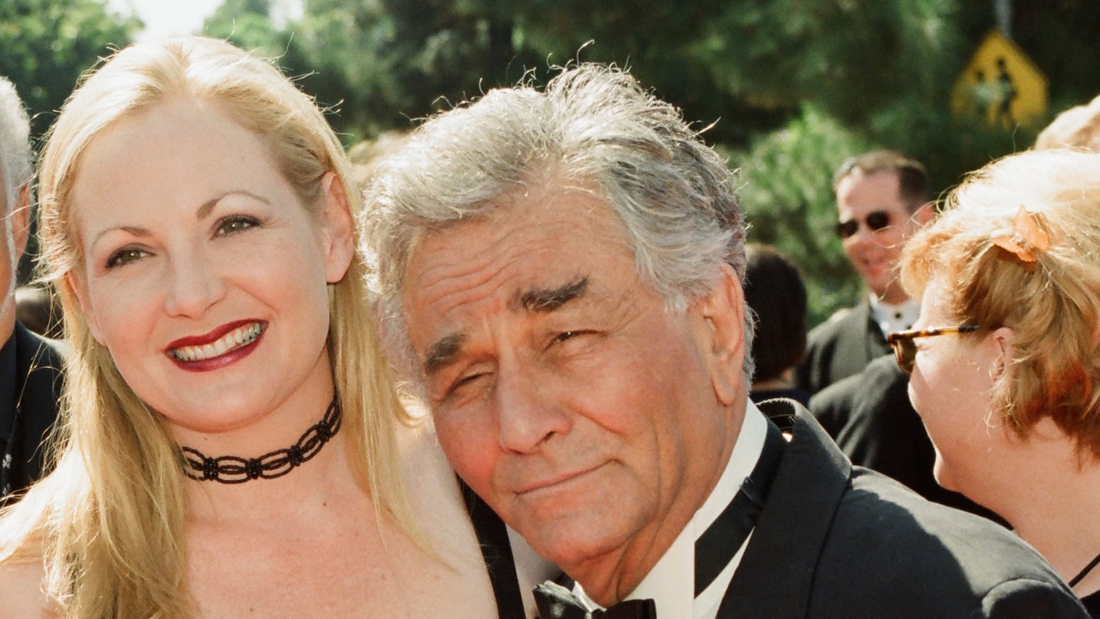 Jackie Falk with her father, Peter, at the 50th Annual Primetime Emmy Awards in 1998. Photo by: Margaret C. Norton/NBCU Photo Bank/NBCUniversal via Getty Images via Getty Images.