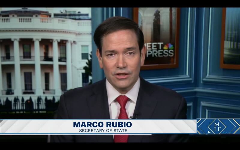 Marco Rubio on Meet the Press with Kristen Welker