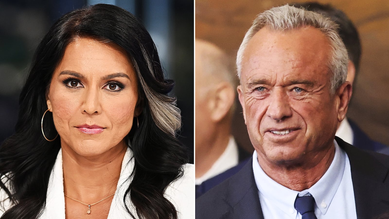 Tulsi Gabbard and Robert F. Kennedy Jr.
