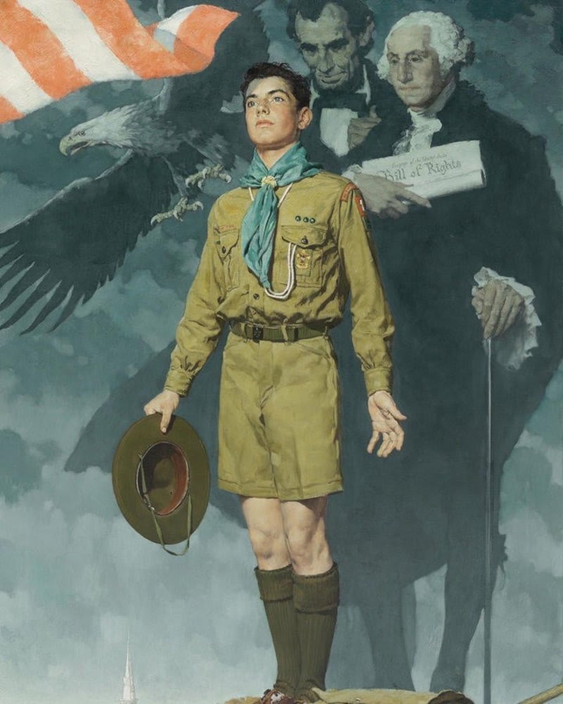 A Scout is Loyal by Norman Rockwell