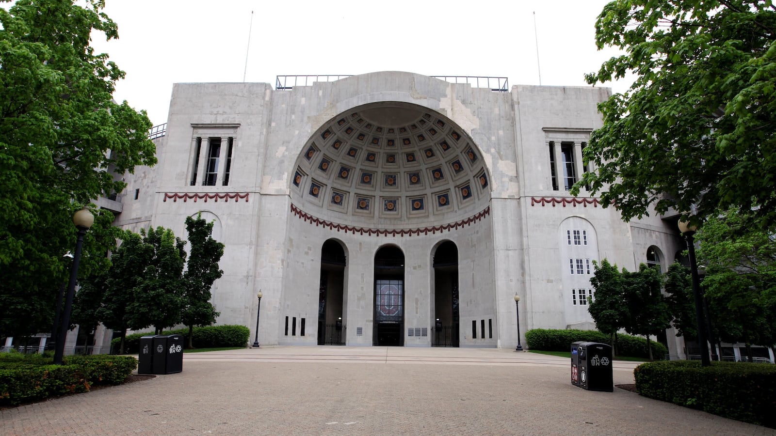 Ohio Stadium, home of the Ohio State Buckeyes football team on May 17, 2014 in Columbus, Ohio.
