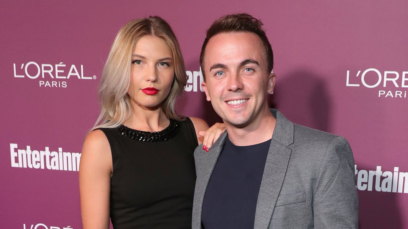 Paige Price and Frankie Muniz attend the 2017 Entertainment Weekly Pre-Emmy Party at Sunset Tower on September 15, 2017 in West Hollywood, California.