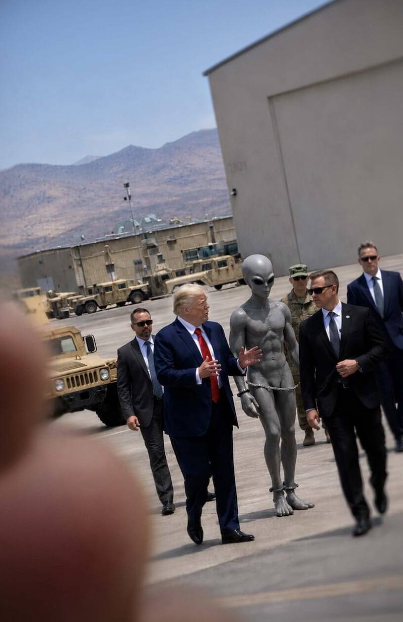 Donald Trump on Truth Social [AI-generated]