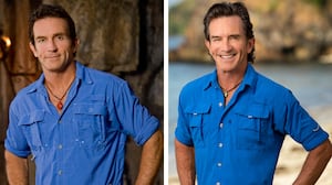 Jeff Probst has hosted “Survivor” for 26 years. Pictured here in 2010 and in 2022.