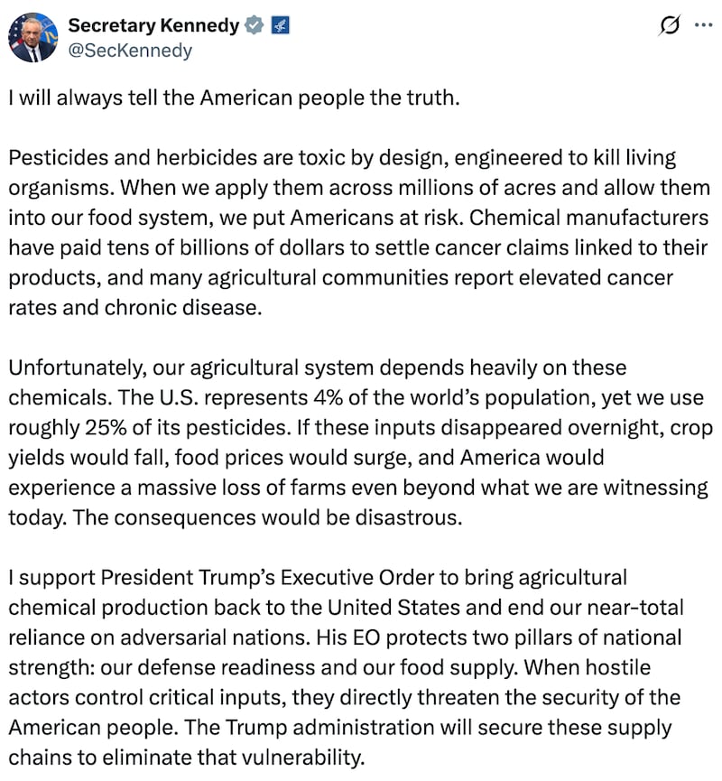 Robert F. Kennedy Jr. on X