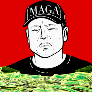 Elon Musk illustrated gif