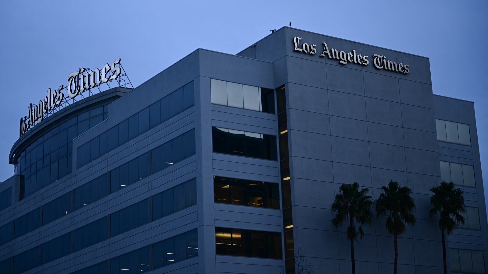 The Los Angeles Times headquarters.