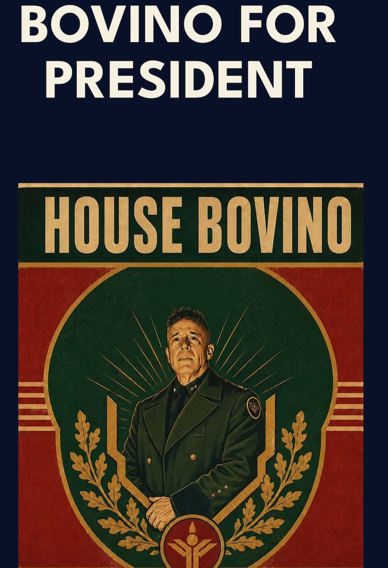 From Greg Bovino's website launched to explore a possible run for the presidency