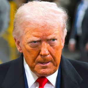 President Donald Trump tours the assembly line at the Ford River Rouge Complex on January 13, 2026 in Dearborn, Michigan.