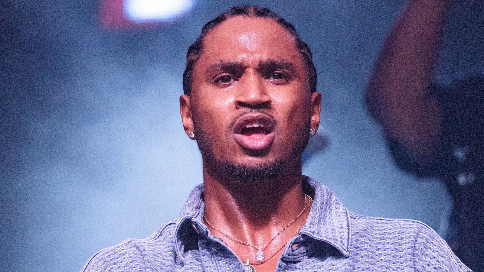 Trey Songz performs onstage during the Funk Fest on September 27, 2025 in South Fulton, Georgia.