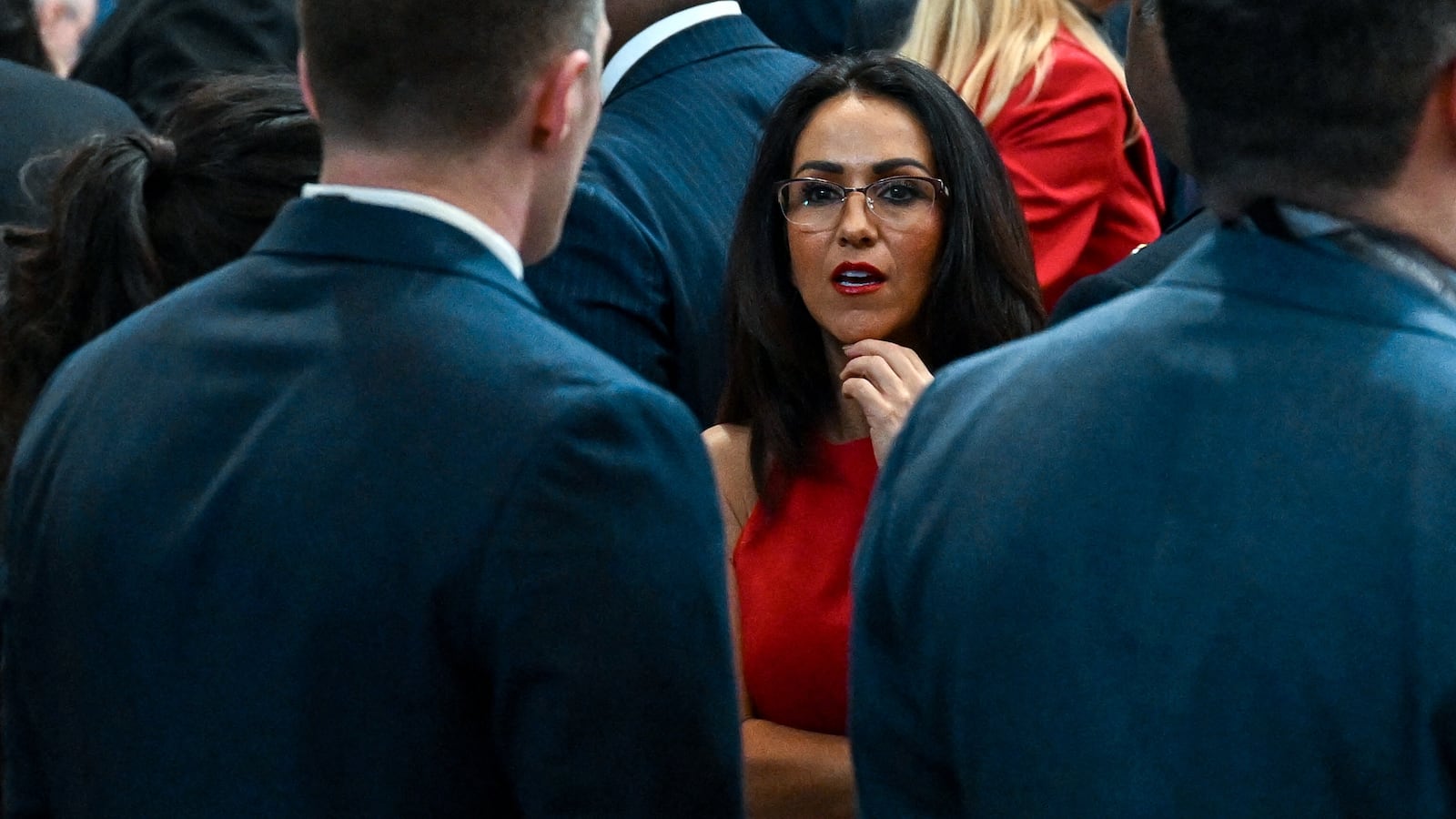 Representative Lauren Boebert of Colorado arrives before the inauguration of Donald Trump as the 47th president of the United States takes place inside the Capitol Rotunda of the U.S. Capitol building in Washington, D.C., Monday, January 20, 2025.