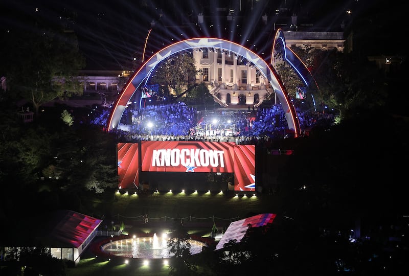 White house UFC bo nickal