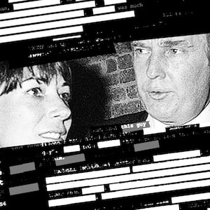 Ghislaine Maxwell and Donald Trump in the Epstein Files.