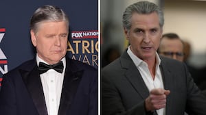 Sean Hannity and Gavin Newsom
