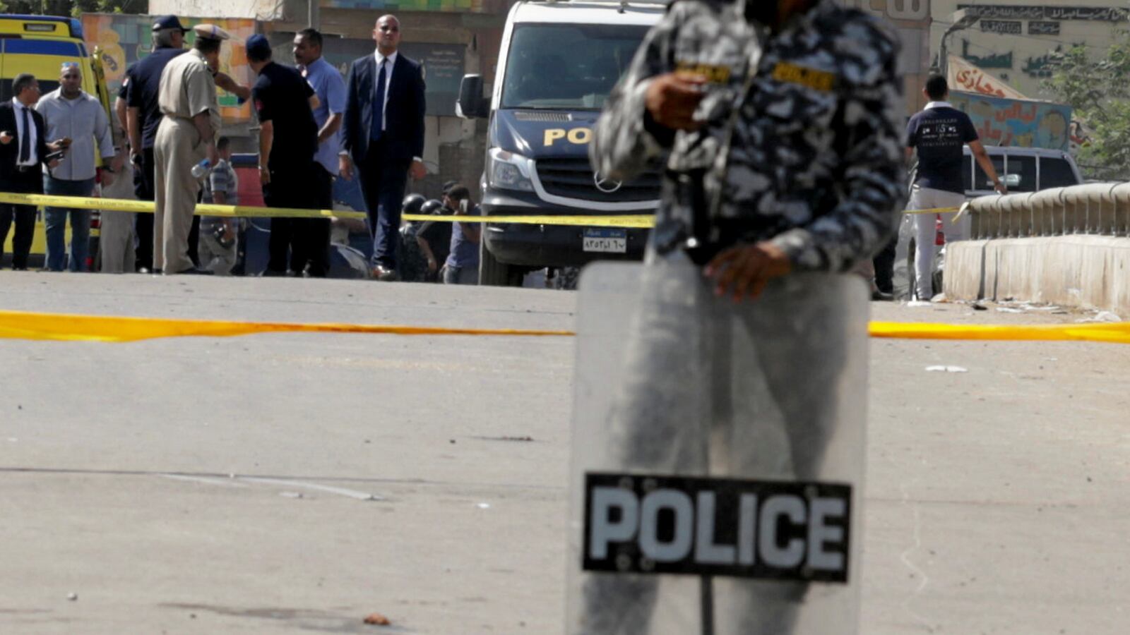 Egyptian police officer