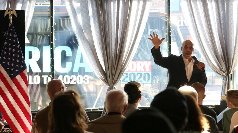 Democratic U.S. presidential candidate Senator Cory Booker speaks during an event as part of his bus tour in Fort Dodge, Iowa, U.S. December 20, 2019.  REUTERS/Brenna Norman     TPX IMAGES OF THE DAY