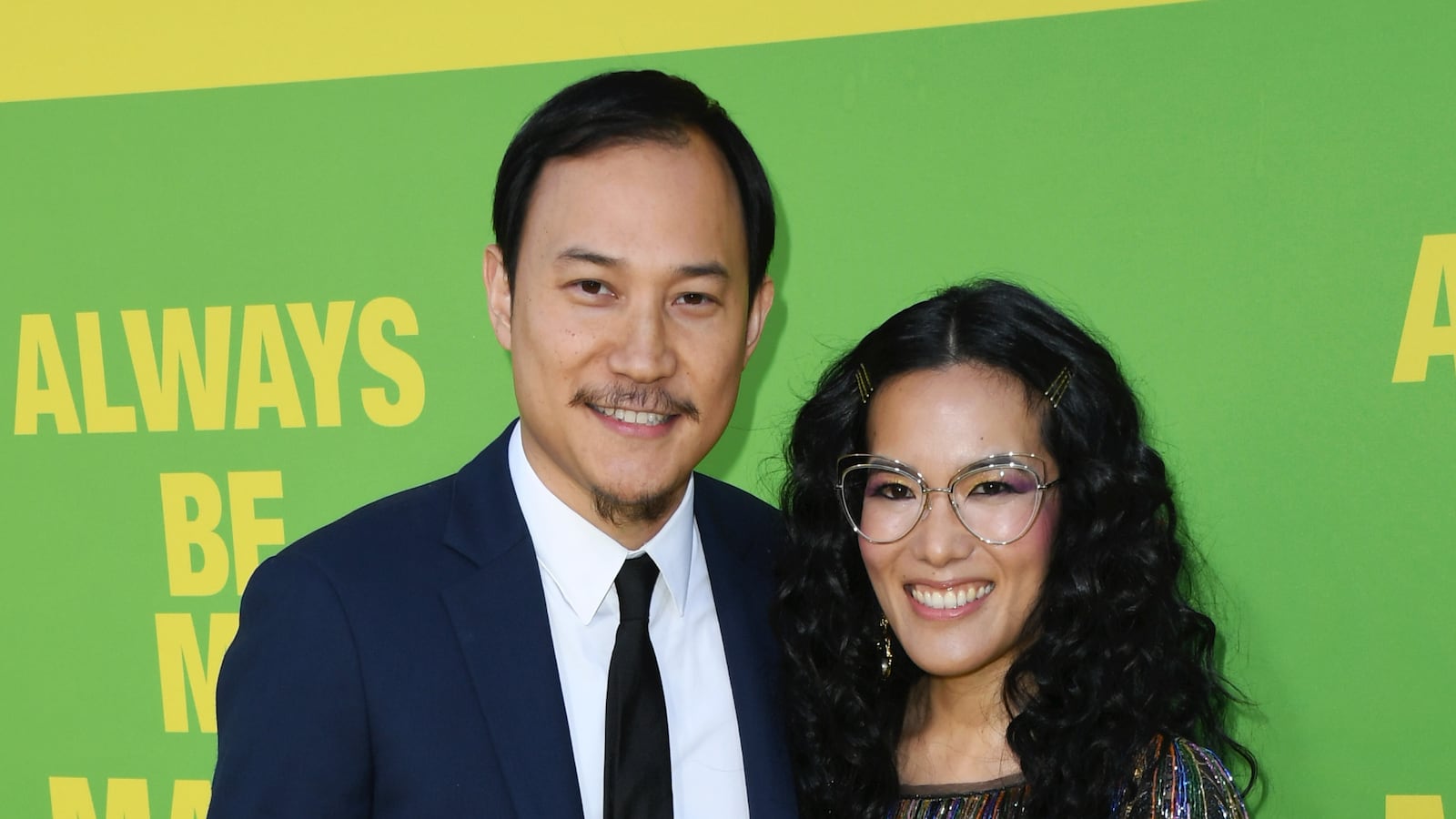 Ali Wong and Justin Hakuta in Westwood, California.