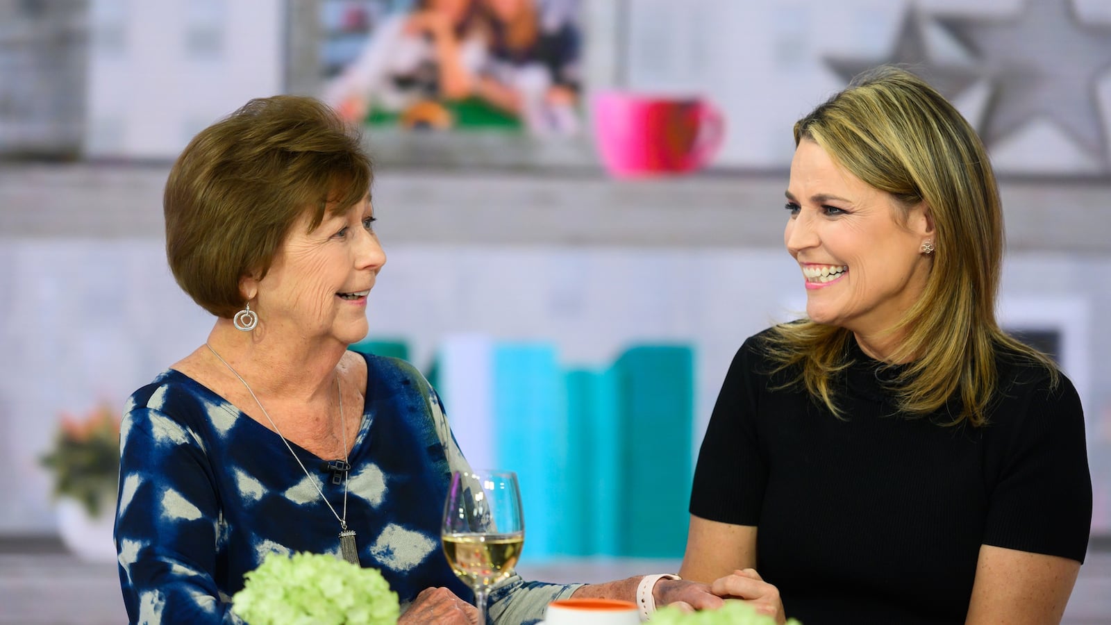 TODAY -- Pictured: Savannah Guthrie and mom Nancy, Jenna Bush Hager on Wednesday, April 17, 2019 -- (Photo by: Nathan Congleton/NBCU Photo Bank/NBCUniversal via Getty Images via Getty Images)
