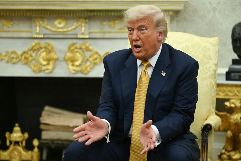 President Donald Trump said he was not planning on firing Federal Reserve Chairman Jerome Powell after Republican lawmakers fueled rumors that the move was imminent.