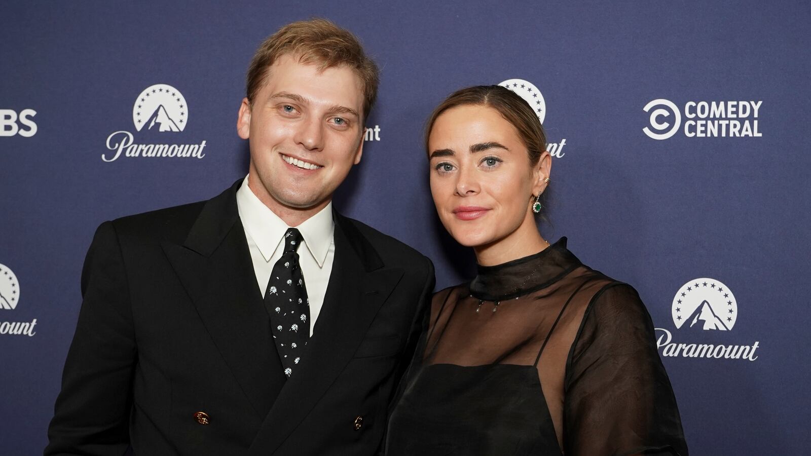 Naomi Biden and fiancé Peter Neal at the Paramount White House Correspondents' Dinner after party at the French Ambassador's residence, in Washington, D.C., on April 30, 2022.