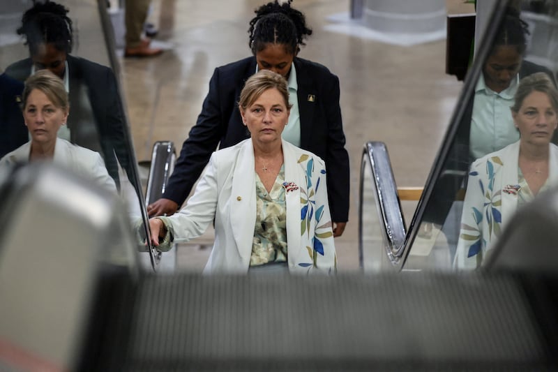 Senator Darline Graham arrives for a vote at the U.S. Capitol on July 30, 2026.