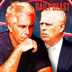 A photo illustration of Jeffrey Epstein and Prince Andrew for the podcast.