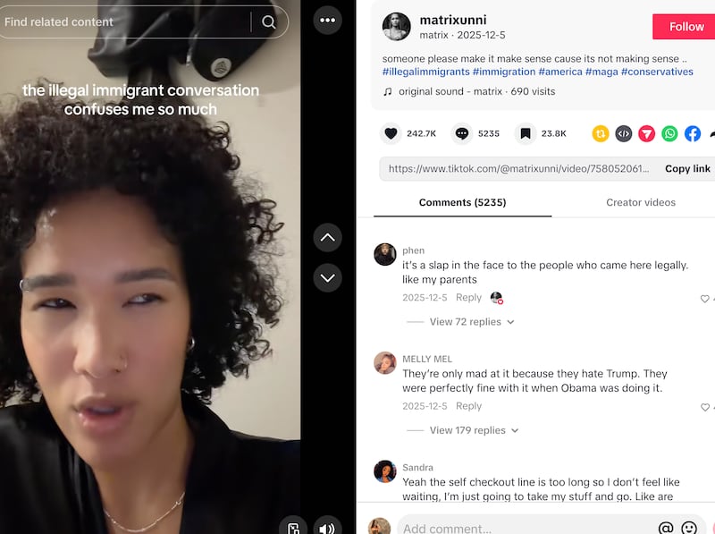 Amid a nationwide outcry over ICE agents' hardline tactics, Cunningham reshared this post.