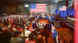 JD Vance gives a rally in Greensboro, North Carolina, on September 21, 2026.