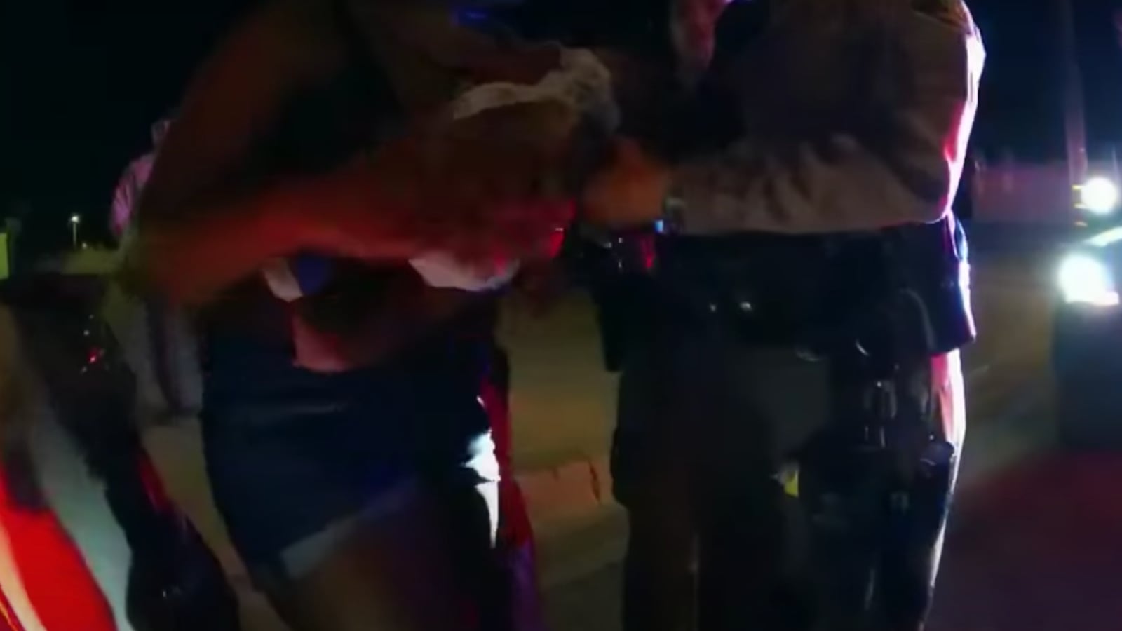 A Los Angeles County deputy allegedly punched a woman several times in the face as she held her baby