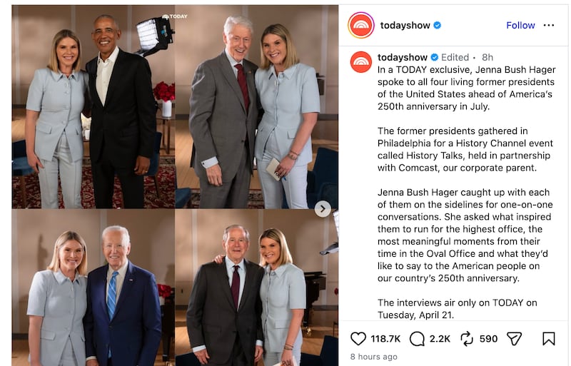 Jenna Bush Hager president interviews