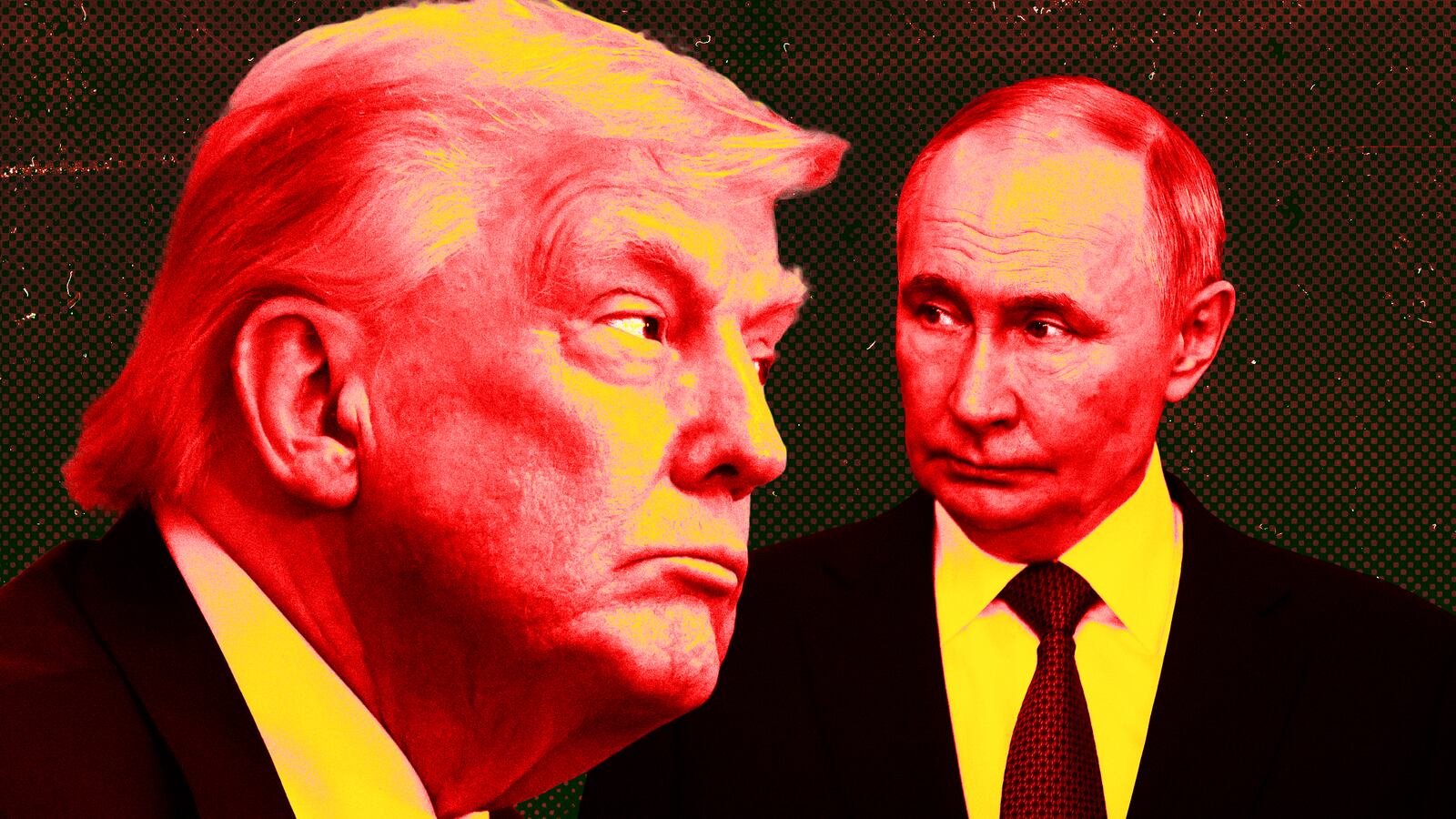 A photo illustration of President Donald Trump and Vladimir Putin.