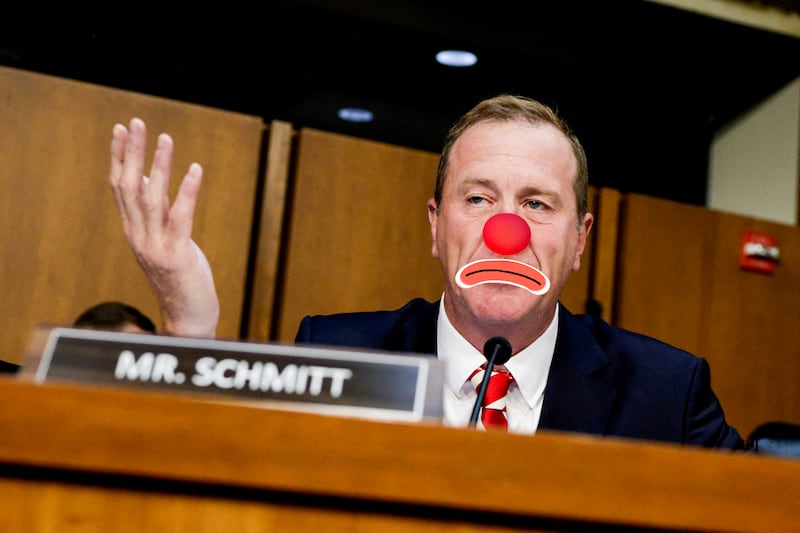 U.S. Senator Eric Schmitt (R-MO) speaks during a Senate Judiciary Committee hearing with former special counsel at the Justice Department Jack Smith, on Capitol Hill in Washington, D.C., US, September 29, 2026.
