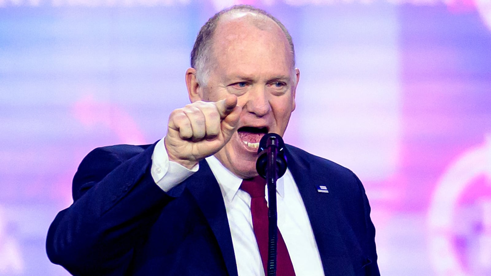Incoming White House 'border czar' Tom Homan speaks during Turning Point's annual AmericaFest 2024 in Phoenix, Arizona, on December 22, 2024. (Photo by JOSH EDELSON / AFP) (Photo by JOSH EDELSON/AFP via Getty Images)