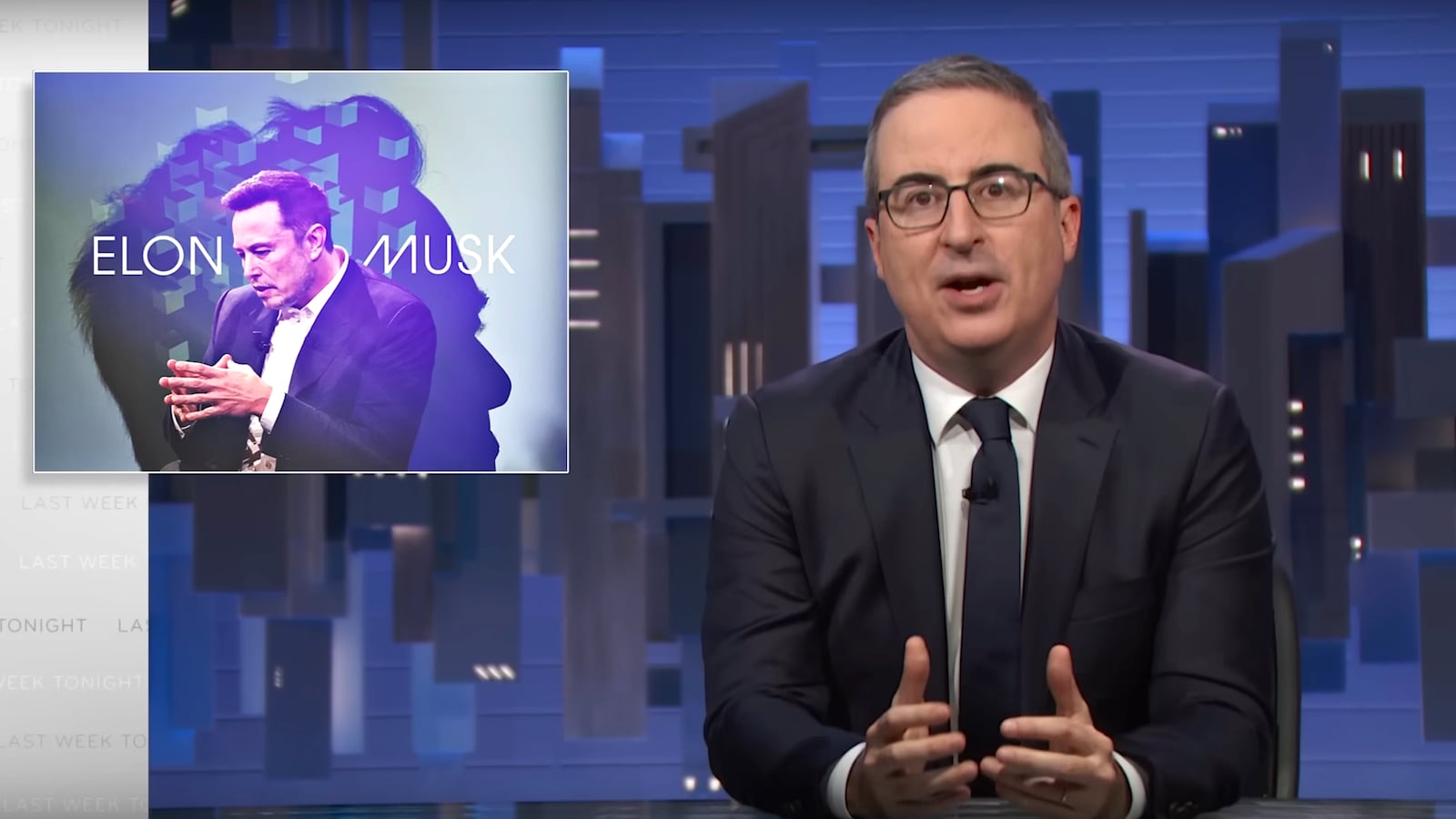 John Oliver roasts Elon Musk on "Last Week Tonight"