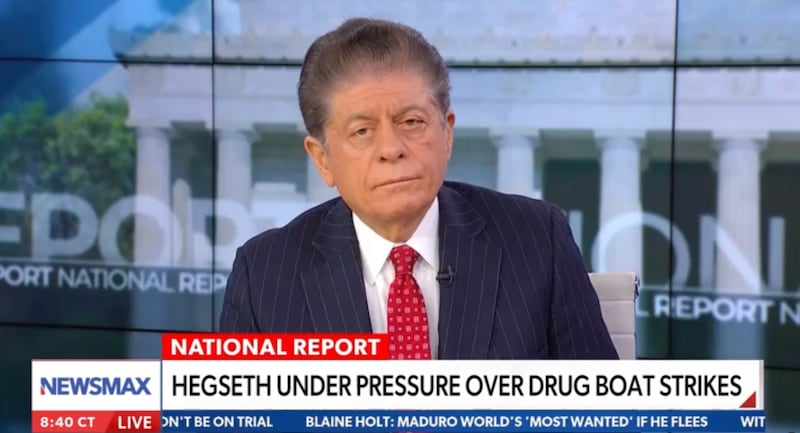 Andrew Napolitano on Newsmax.