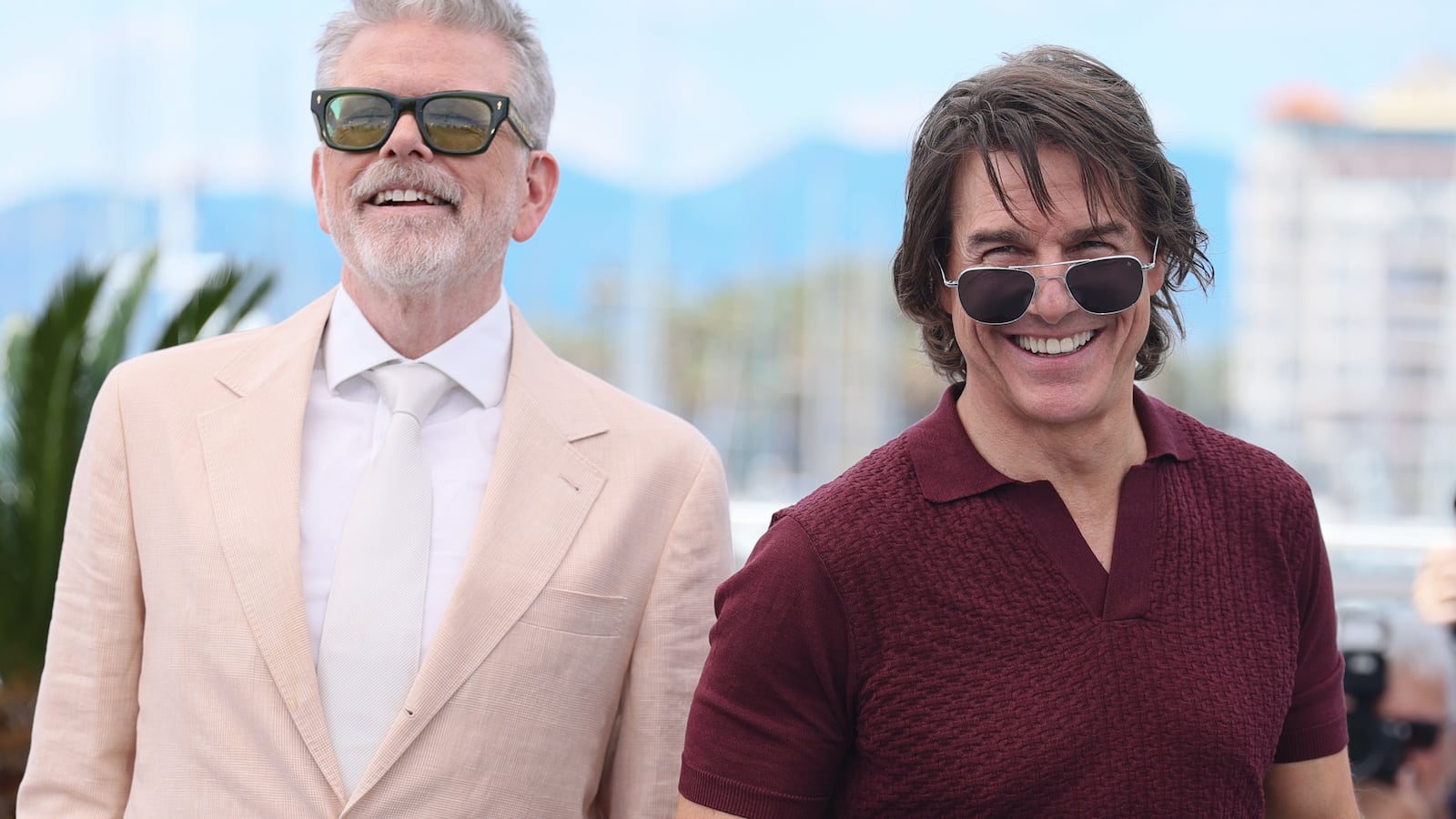 Christopher McQuarrie and Tom Cruise